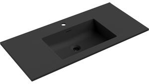 Lavoar încorporat Mexen Otis 101 x 46,5 cm, negru mat, 25181071