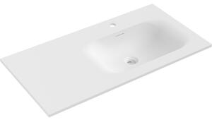 Mexen Vela, lavoar încorporat 91 x 46,5 cm, dreapta, alb mat, 25239001P