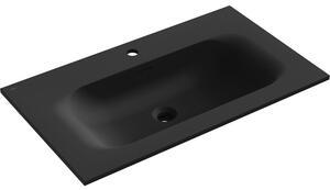 Mexen Vela, lavoar încorporat 81 x 46,5 cm, negru mat, 25238071