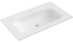 Mexen Vela, lavoar încorporat 81 x 46,5 cm, alb mat, 25238001