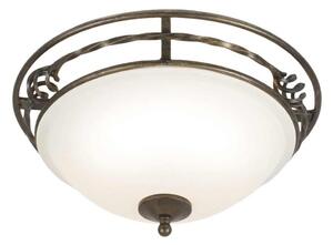 Plafonieră Elstead PB-F-A-BLK-GOLD PEMBROKE 2xE27/60W/230V