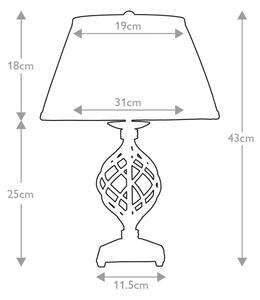 Lampă de masă Elstead BELFRY-TL BELFRY 1xE27/60W/230V