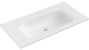 Mexen Vela, lavoar încorporat 91 x 46,5 cm, alb mat, 25239001