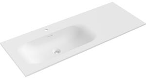 Mexen Vela, lavoar încorporat 121 x 46,5 cm, stânga, alb mat, 25231201L