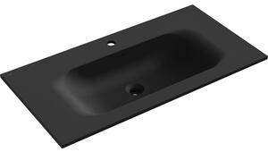 Mexen Vela, lavoar încorporat 91 x 46,5 cm, negru mat, 25239071