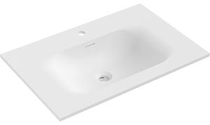 Mexen Vela, lavoar încorporat 71 x 46,5 cm, alb mat, 25237001