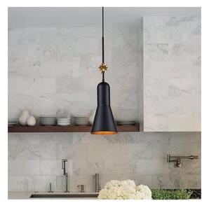 Lustră pe cablu Elstead ETOILE-P-M-MB ETOILE 1xE27/60W/230V d. 17,8 cm negru