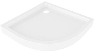 Cădiță de duș Mexen Flow+ rotundă 80 x 80 cm, alb lucios, 46Q108080H