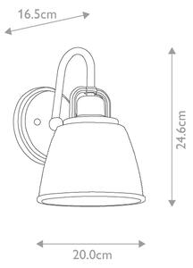 Aplică LED pentru baie Quoizel QZ-DUBLIN1-PNBR DUBLIN 1xG9/3W/230V IP44 auriu