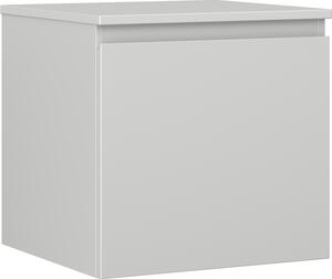 Mexen Orio, mobilier de baie 50 cm cu blat, 1 sertar, gri mat, 91A10-05047-1-BFC62