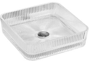 Mexen Nira, lavoar de blat din sticlă 39 × 39 cm, transparent, 24203900