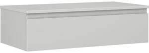 Mexen Orio, mobilier de baie 90 cm cu blat, 1 sertar, gri mat, 91A10-09023-1-BFC62