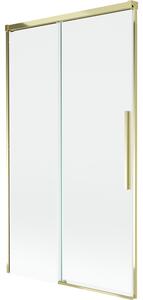 Mexen Rox, paravan de baie glisant cu 2 aripi 100 x 150 cm, sticlă transparentă de 8 mm, profil auriu lucios, 8C9-100-001-50-00