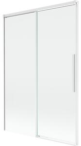 Mexen Rox, paravan de baie glisant cu 2 aripi 120 x 150 cm, sticlă transparentă de 8 mm, profil alb, 8C9-120-001-20-00