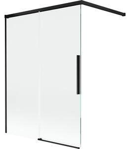 Mexen Rox, paravan de baie glisant cu 2 aripi 120 x 150 cm, sticlă transparentă de 8 mm, profil negru mat, 8C9-120-003-70-00