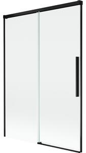 Mexen Rox, paravan de baie glisant cu 2 aripi 120 x 150 cm, sticlă transparentă de 8 mm, profil negru mat, 8C9-120-001-70-00
