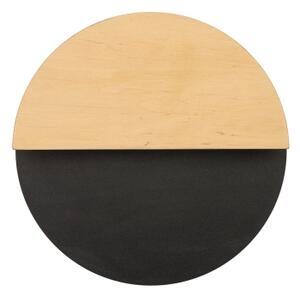 Aplică LED LUNA LED/7W/230V d. 26 cm negru/bej
