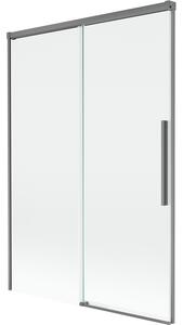 Mexen Rox, paravan de baie glisant cu 2 aripi 120 x 150 cm, sticlă transparentă de 8 mm, profil grafit, 8C9-120-001-95-00