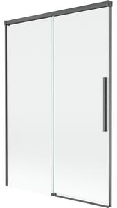 Mexen Rox, paravan de baie glisant cu 2 aripi 120 x 150 cm, sticlă transparentă de 8 mm, profil grafit periat, 8C9-120-001-66-00