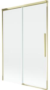 Mexen Rox, paravan de baie glisant cu 2 aripi 120 x 150 cm, sticlă transparentă de 8 mm, profil auriu strălucitor, 8C9-120-001-50-00
