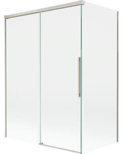 Mexen Rox, paravan de baie glisant cu 2 aripi 120 + 70 x 150 cm, sticlă transparentă de 8 mm, profil din oțel, 8C9-120-070-97-00