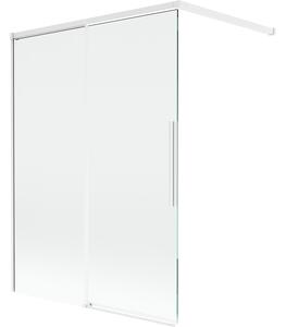 Mexen Rox, paravan de baie glisant cu 2 aripi 120 x 150 cm, sticlă transparentă de 8 mm, profil alb, 8C9-120-003-20-00