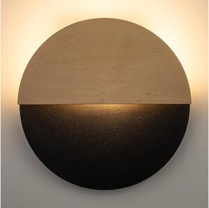 Aplică LED LUNA LED/7W/230V d. 26 cm negru/bej