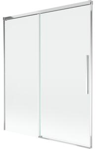 Mexen Rox, paravan de baie glisant cu 2 aripi 140 x 150 cm, sticlă transparentă de 8 mm, profil cromat, 8C9-140-001-01-00