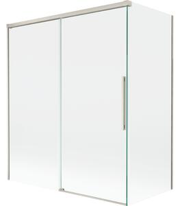 Mexen Rox, paravan de baie glisant cu 2 aripi 140 + 70 x 150 cm, sticlă transparentă de 8 mm, profil din oțel, 8C9-140-070-97-00