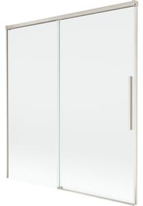Mexen Rox, paravan de baie glisant cu 2 aripi 150 x 150 cm, sticlă transparentă de 8 mm, profil de oțel, 8C9-150-001-97-00