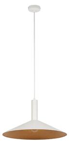 Lustră pe cablu CAPRI 1xE27/15W/230V d. 50 cm alb/cupru