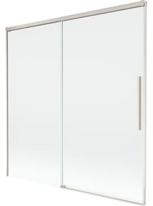 Mexen Rox, paravan de baie glisant cu 2 aripi 160 x 150 cm, sticlă transparentă de 8 mm, profil de oțel, 8C9-160-001-97-00