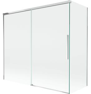 Mexen Rox, paravan de baie glisant cu 2 aripi 170 + 70 x 150 cm, sticlă transparentă de 8 mm, profil cromat, 8C9-170-070-01-00