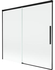 Mexen Rox, paravan de baie glisant cu 2 aripi 170 x 150 cm, sticlă transparentă de 8 mm, profil negru mat, 8C9-170-001-70-00