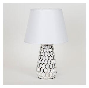 Lampă de masă 1xE14/40W/230V alb/argintiu