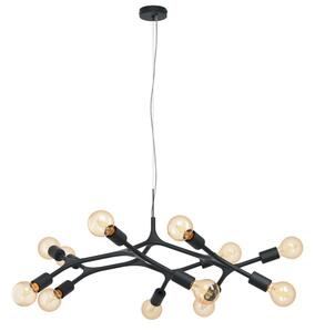 Eglo 98347 - Lustră pe cablu BOCADELLA 12xE27/60W/230V