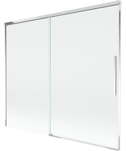 Mexen Rox, paravan de baie glisant cu 2 aripi 180 x 150 cm, sticlă transparentă de 8 mm, profil cromat, 8C9-180-001-01-00