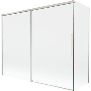 Mexen Rox, paravan de baie glisant cu 2 aripi 190 + 80 x 150 cm, sticlă transparentă de 8 mm, profil din oțel, 8C9-190-080-97-00