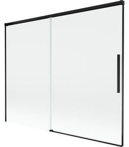 Mexen Rox, paravan de baie glisant cu 2 aripi 190 x 150 cm, sticlă transparentă de 8 mm, profil negru mat, 8C9-190-001-70-00