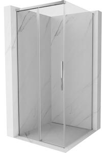 Cabină de duș glisantă Mexen Rox 120 x 120 cm, sticlă transparentă de 8 mm, profil cromat, 8C2-120-120-01-00