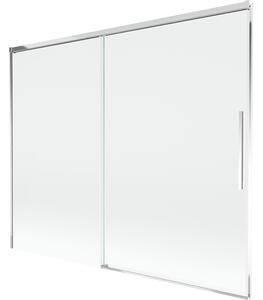 Mexen Rox, paravan de baie glisant cu 2 aripi 190 x 150 cm, sticlă transparentă de 8 mm, profil cromat, 8C9-190-001-01-00