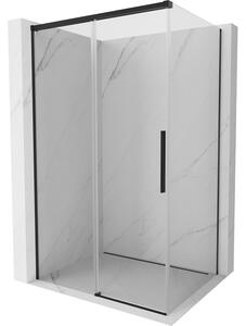 Mexen Rox, cabină de duș glisantă 110 x 120 cm, sticlă transparentă, profil negru, 8C2-110-120-70-00