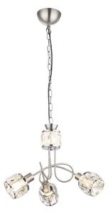 Globo 54356-3H - LED Lustră pe lanț KRIS 3xE14/40W/230V + LED/5W