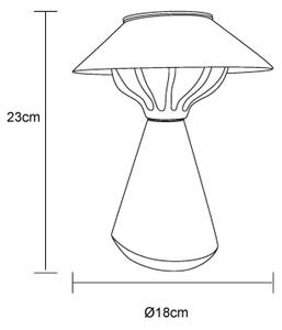 Globo 36639S - Lampă solară LED 10xLED/0,06W/1,2V IP44 maro