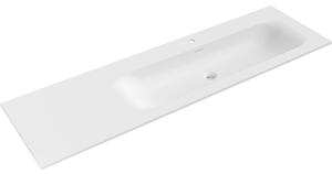 Lavoar de blat Mexen Vela, dreapta, 161 × 46,5 cm, alb mat, 25231601P