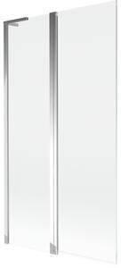 Mexen Mist L, paravan de baie cu 2 aripi 100 x 150 cm, sticlă transparentă, profil cromat, 8A9L-100-011-01-00
