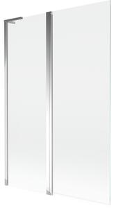 Mexen Mist L, paravan de baie cu 2 aripi 120 x 150 cm, sticlă transparentă, profil cromat, 8A9L-120-011-01-00