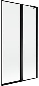 Mexen Mist L, paravan de baie cu 2 aripi, dreapta 100 x 150 cm, ramă neagră, negru - 8A9L-100-011-70-70-P