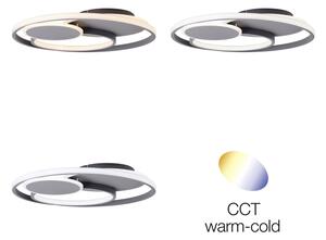 Plafonieră LED dimabilă Brilliant RUNDA LED/50W/230V 3000-6500K negru + telecomandă