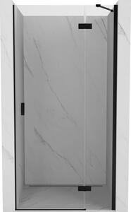 Mexen Mist-H, ușă de duș cu 1 aripă, dreapta, 70 cm, sticlă transparentă, profil negru, 8A5-070-000-70-00-P